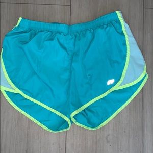 Teal Running Shorts
